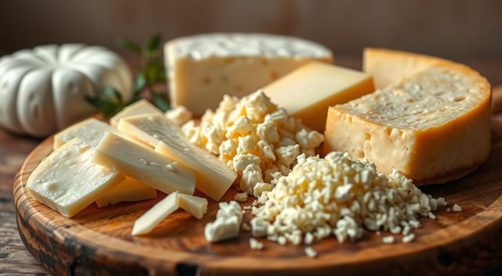 Cheese varieties for meatless ziti casserole