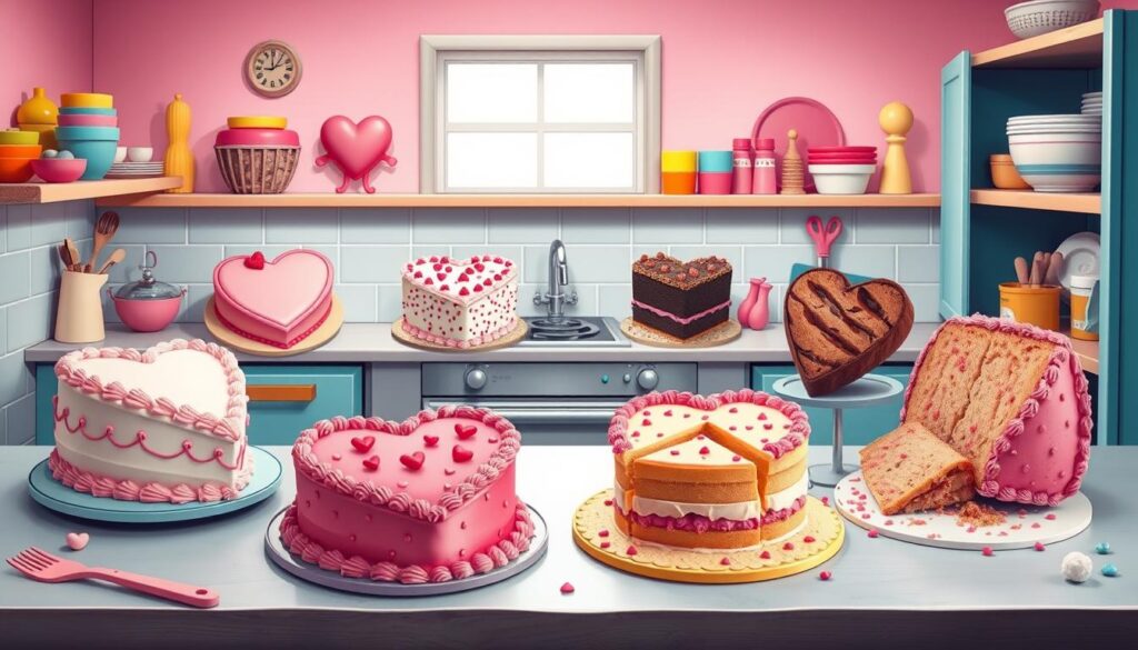 Common mistakes when making heart shaped cakes Common mistakes when making heart shaped cakes