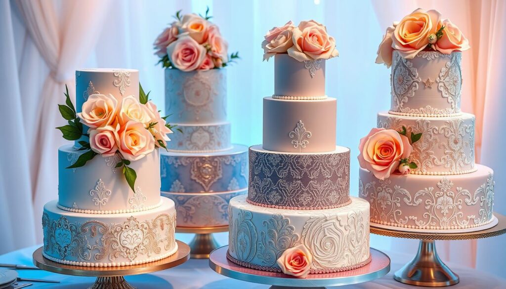 Trends in wedding cake decor