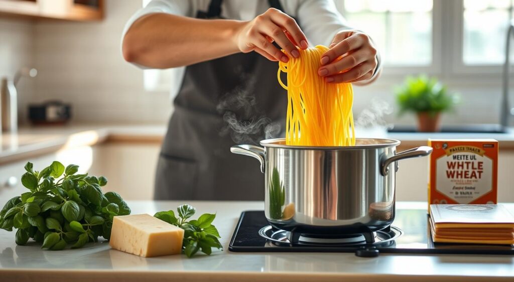 cooking pasta for vegetarian baked ziti
